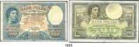 P A P I E R G E L D,AUSLÄNDISCHES  PAPIERGELD Polen 100 und 500 Zlotych 28.2.1919 und 50(2) Zlotych 1.9.1929.  Pick 57, 58, 69, 71.  LOT. 4 Scheine.