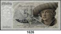 P A P I E R G E L D,BUNDESREPUBLIK DEUTSCHLAND  50 Deutsche Mark 9.12.1948.  