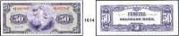 P A P I E R G E L D,BUNDESREPUBLIK DEUTSCHLAND  50 Deutsche Mark 1948.  K...F.  Ros. WBZ-7.