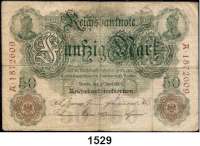P A P I E R G E L D,K A I S E R R E I C H  50 Mark 8.6.1907.  D...A.  Ros. Deu-26.