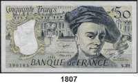 P A P I E R G E L D,AUSLÄNDISCHES  PAPIERGELD Frankreich 50 Francs 1981/1984.  Pick 152 b.  LOT. 18 Scheine.