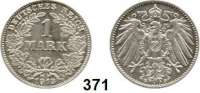 R E I C H S M Ü N Z E N,Kleinmünzen  1 Mark 1913 G.  Jaeger 17.