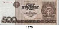 P A P I E R G E L D,D D R  200 (AC, AC, ZA) und 500 (AH, AH, ZA) Mark 1985.  Ros. DDR-26 a(2), 26 b, 27 a(2), 27 b.  LOT. 6 Stück.