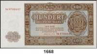 P A P I E R G E L D,D D R  5 bis 100 Deutsche Mark 1955.  SATZ. 5 Scheine.