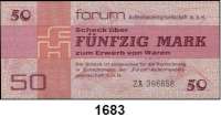 P A P I E R G E L D,D D R  FORUM-Warenschecks 1979  0,50 bis 500 Mark.  Ros. DDR-29 a, 30 a, 31 a, 32 a, 34 b, 35 a, 36 a  SATZ. 7 Scheine.