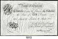 P A P I E R G E L D,AUSLÄNDISCHES  PAPIERGELD Großbritannien Falsche Pfundnote - Operation Bernhard.  10 Pfund  16. März 1935 London.  Pick 336 a.