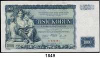 P A P I E R G E L D,AUSLÄNDISCHES  PAPIERGELD Tschechoslowakei 1000 Kronen 25.5.1934.  Pick 26 a.