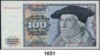 P A P I E R G E L D,BUNDESREPUBLIK DEUTSCHLAND  100 Deutsche Mark 2.1.1980.  NN...T.  Ros. BRD-33 a.