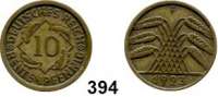 R E I C H S M Ü N Z E N,Weimarer Republik  10 Rentenpfennig 1923 F.  Jaeger 309.