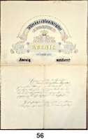 Deutsche Münzen und Medaillen,Bayern Maximilian II. 1848 - 1864 Danksagung und Glückwünsche des Magistrats und Gemeindeausschusses zu Passau an den Allergnädigsten König und Herrn vom 19. April 1859.