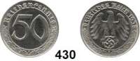 R E I C H S M Ü N Z E N,Drittes Reich  50 Reichspfennig 1938 D.  Jaeger 365.