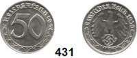 R E I C H S M Ü N Z E N,Drittes Reich  50 Reichspfennig 1939 E.  Jaeger 365.