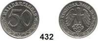 R E I C H S M Ü N Z E N,Drittes Reich  50 Reichspfennig 1939 F.  Jaeger 365.