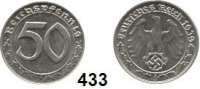 R E I C H S M Ü N Z E N,Drittes Reich  50 Reichspfennig 1939 J.  Jaeger 365.