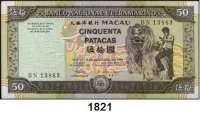 P A P I E R G E L D,AUSLÄNDISCHES  PAPIERGELD Macao 50 Patacas 10.12.1999.  20 Patacas 20.12.1999.  20 Patacas 8.8.2005.  10 Patacas 1.7.2013.  10 Patacas 1.1.2015.  Pick 71 a, 72 a, 81 a, 88, 108.  Beigegeben Japanisches Militärgeld für China, Pick M 30, dieser Scheine ohne Gewähr.  LOT. 6 Scheine.