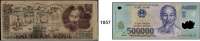 P A P I E R G E L D,AUSLÄNDISCHES  PAPIERGELD Vietnam 200 Dong 1950 und 500.000 Dong(ab 2003).  Pick 34 a und 124.  LOT. 2 Scheine.