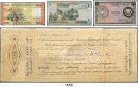 P A P I E R G E L D,AUSLÄNDISCHES  PAPIERGELD L O T S      L O T S      L O T S LOT. von 33 Scheinen von ARGENTINIEN bis ZYPERN.  Zu erwähnen :  Libanon, Pick 92; Russland, S 127, S 425, Zypern, Pick 41 a(2), 41 c(5), 43 b.