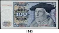 P A P I E R G E L D,BUNDESREPUBLIK DEUTSCHLAND  100 Deutsche Mark 2.1.1970. NA...R.  Ros. BRD-17 a.