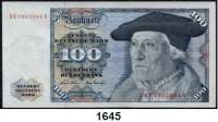 P A P I E R G E L D,BUNDESREPUBLIK DEUTSCHLAND  100 Deutsche Mark 2.1.1970.  NE...N.  Ros. BRD-17 b.