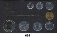 Deutsche Demokratische Republik,K U R S S Ä T Z E  Kurssatz 1983.  1 Pfennig bis 2 Mark 1982 und 20 Mark (!) Karl Marx 1983.