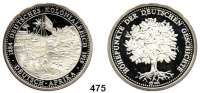 Besetzte Gebiete  -  Kolonien  -  Danzig,Deutsch - Ostafrika  Feinsilbermedaille o.J.  Deutsches Kolonialreich 1884 - 1919.  Deutsch - Afrika.  40 mm.  19,9 g.