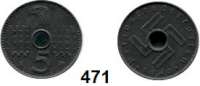 Besetzte Gebiete  -  Kolonien  -  Danzig,Reichskreditkasse  5 Reichspfennig 1940 B.