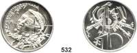 B U N D E S R E P U B L I K,Verprägungen und Kuriositäten  10 Euro-Probe 2015 D von Victor Huster (Silber, 30,7 Gramm).  Martin Luther.  Auflage 380 Stück.