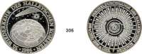M E D A I L L E N,Kalendermedaillen  Silbermedaille 1986 (999 fein, unsigniert, Gesellschaft für Münzedition München) zur 30. Wiederkehr des Halleyschen Kometen. 50 mm. 35,26 g.
