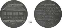M E D A I L L E N,Städte Gotha Weißmetall-Gußmedaille o.J.  Gedenkstätte Gothaer Parteitag 1875 (Zusammenschluß des Allgemeinen Deutschen Arbeitervereins und der Sozialdemokratischen Arbeiterpartei zur Sozialistischen Arbeiterpartei Deutschlands).  Tivoli in Gotha. /  7 Textzeilen.  71 mm.  129,1 g.