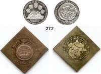 M E D A I L L E N,Numismatik  DDR,  LOT. von 35 Medaillen, meist Kulturbund, vorwiegend von Fachgruppen Numismatik auf Münzausstellungen, darunter drei Klippen (2x Wernigerode 1979 und  Elbingerode 1981).  Eine Silbermedaille Elgersburg 2002 