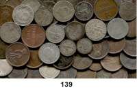 Deutsche Münzen und Medaillen,Braunschweig - Calenberg (Hannover) L O T S     L O T S     L O T S LOT. von 156 Kleinmünzen von 1 Pfennig bis 1/12 Taler.  Meist 19. Jahrhundert.