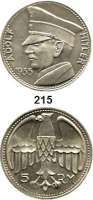 M E D A I L L E N,Personen Hitler, Adolf 5 Reichsmark 