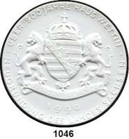 MEDAILLEN AUS PORZELLAN,Staatliche Porzellan-Manufaktur MEISSEN Dresden 1991 weiß.  Gesellschaft für Internationale Geldgeschichte.  Jahrespreis 1991 (Weigelt).  Weigelt 10046.  (Auflage 30 Exemplare).  65 mm.