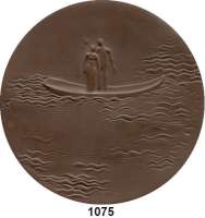 MEDAILLEN AUS PORZELLAN,Staatliche Porzellan-Manufaktur MEISSEN Meissen 2006 braun.  Künstlermedaille 