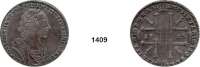 AUSLÄNDISCHE MÜNZEN,Russland Peter I. der Große 1689 - 1725 Rubel 1725.  27,12 g.  KM 162.5.  Dav. 1662.