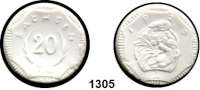 P O R Z E L L A N M Ü N Z E N,S A C H S E N  20 Mark 1920 weiß.  Gipsform.  Menzel 22281.51.