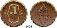 P O R Z E L L A N M Ü N Z E N,F I R M E N M Ü N Z E N Erfurt 2 Mark 1922 braun mit Golddekor.  Reemtsma & Söhne.  Menzel 6645.12.