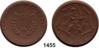 P O R Z E L L A N M Ü N Z E N,SPENDENMÜNZEN VON VERBÄNDEN UND VEREINEN Ostsachsen 10 Mark 1921 braun.  Reichsheimstättenbund.  Gipsform.
