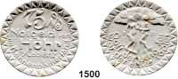 P O R Z E L L A N M Ü N Z E N,Münzen von anderen Deutschen Keramischen Fabriken Höhr 75 Pfennig 1921 grauglasiert.  Menzel 11709.18.