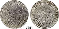 Deutsche Münzen und Medaillen,Sachsen Christian II., Johann Georg I. und August 1601 - 1611 Taler 1607 HR, Dresden.  28,33 g.  Keilitz/Kahnt 228.  Dav. 7566.