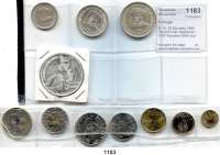 AUSLÄNDISCHE MÜNZEN,Portugal Republik seit 1910 5, 10, 20 Escudos 1960 