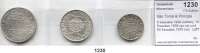 AUSLÄNDISCHE MÜNZEN,São Tomé & Príncipe  5 Escudos 1939 (schön); 10 Escudos 1939 (ss-vz) und 50 Escudos 1970 (vz).  LOT. 3 Stück.