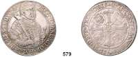 Deutsche Münzen und Medaillen,Schlesien - Jägerndorf Georg Friedrich von Brandenburg - Ansbach - Kulmbach - Jägerndorf 1543 - 1603 Breiter doppelter Reichstaler 1592, Jägerndorf.  58,27 g.  Slg. Grüber 3367.  Dav. 9328.  Slg. Wilmersdörffer 510.