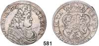 Deutsche Münzen und Medaillen,Schleswig - Holstein - Plön Johann Adolf 1671 - 1704 2/3 Taler 1690, Glückstadt.  16,09 g.  Lange 761 c.  Dav. 571.