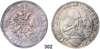 Deutsche Münzen und Medaillen,Lübeck, Stadt Rudolf II. 1576 - 1612 Reichstaler (32 Schilling) 1588.  29,14 g.  Behrens 115 a.  Dav. 9411.