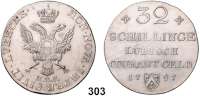 Deutsche Münzen und Medaillen,Lübeck, Stadt Franz II. 1792 - 1806 32 Schilling 1797.  18,27 g.  Behrens 303 a/b.  Jaeger 31.