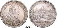 Deutsche Münzen und Medaillen,Regensburg, Stadt Franz I. 1745 - 1765 Konventionstaler 1756 ICB (G. F. Loos).  27,94 g.  Beckenbauer 7103.  Dav. 2618.