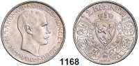 AUSLÄNDISCHE MÜNZEN,Norwegen Haakon VII. 1905 - 1957 2 Kronen 1917.  Sieg 66.  Schön 24.  KM 370.