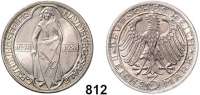 R E I C H S M Ü N Z E N,Weimarer Republik  3 Reichsmark 1928 A.  Jaeger 333.  Naumburg.