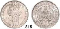 R E I C H S M Ü N Z E N,Weimarer Republik  3 Reichsmark 1929 E.  Jaeger 338.  Meißen.